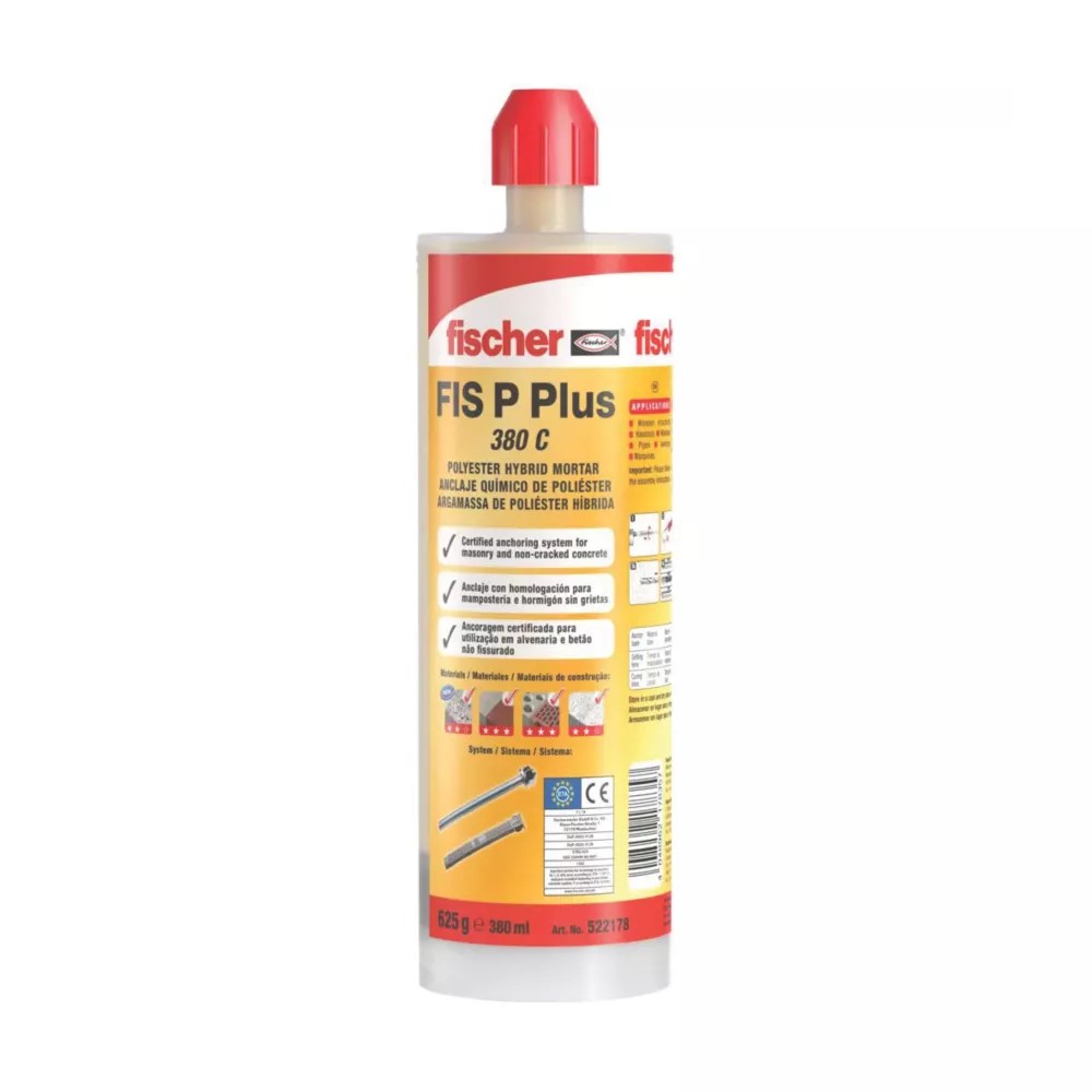 Fischer FIS P Plus Polyester Hybrid Mortar Injection Resin 380ml Screwfix