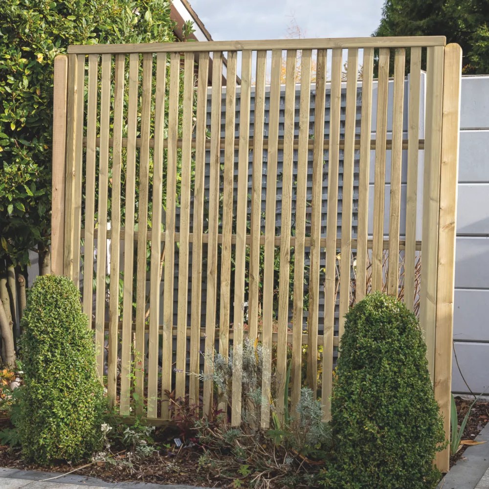 Forest Trellis Garden Screen 6' x 6' 5 Pack Screwfix