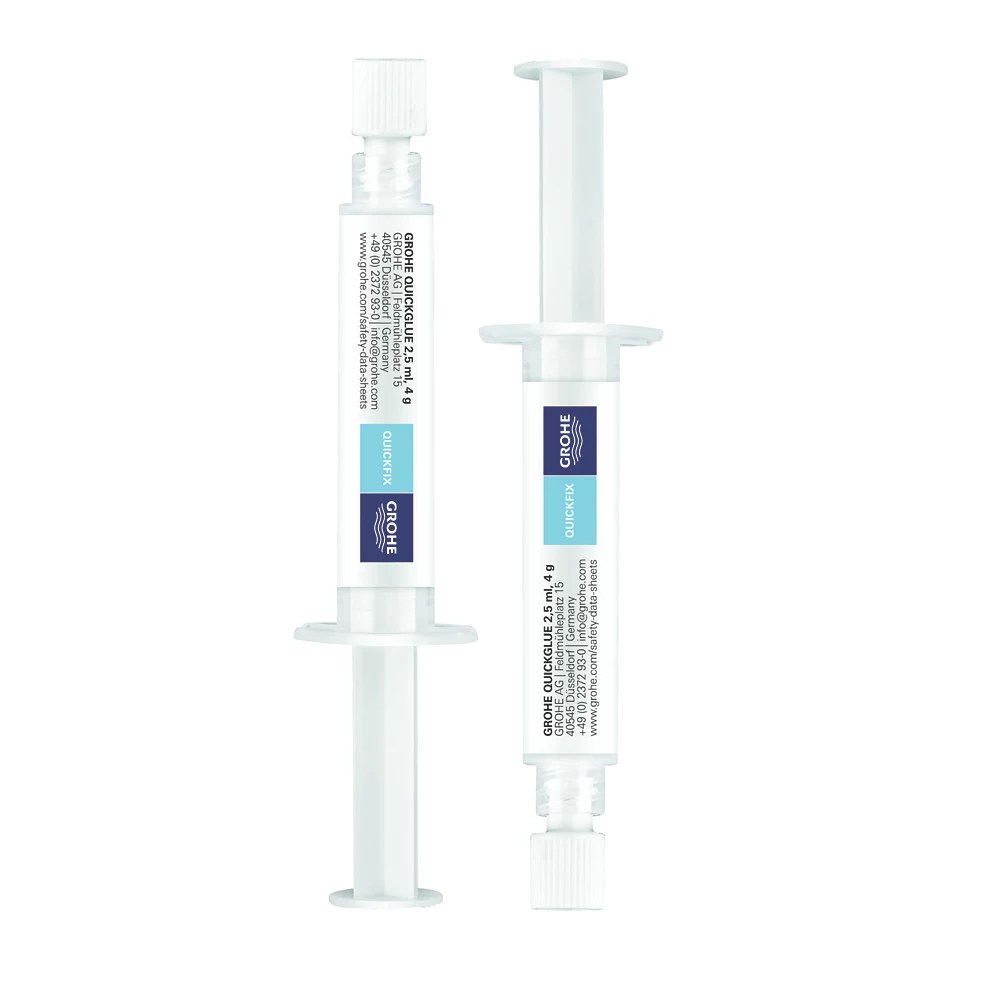 Grohe QuickGlue A2 SolventFree Accessories Glue White 2.5ml 2 Pack