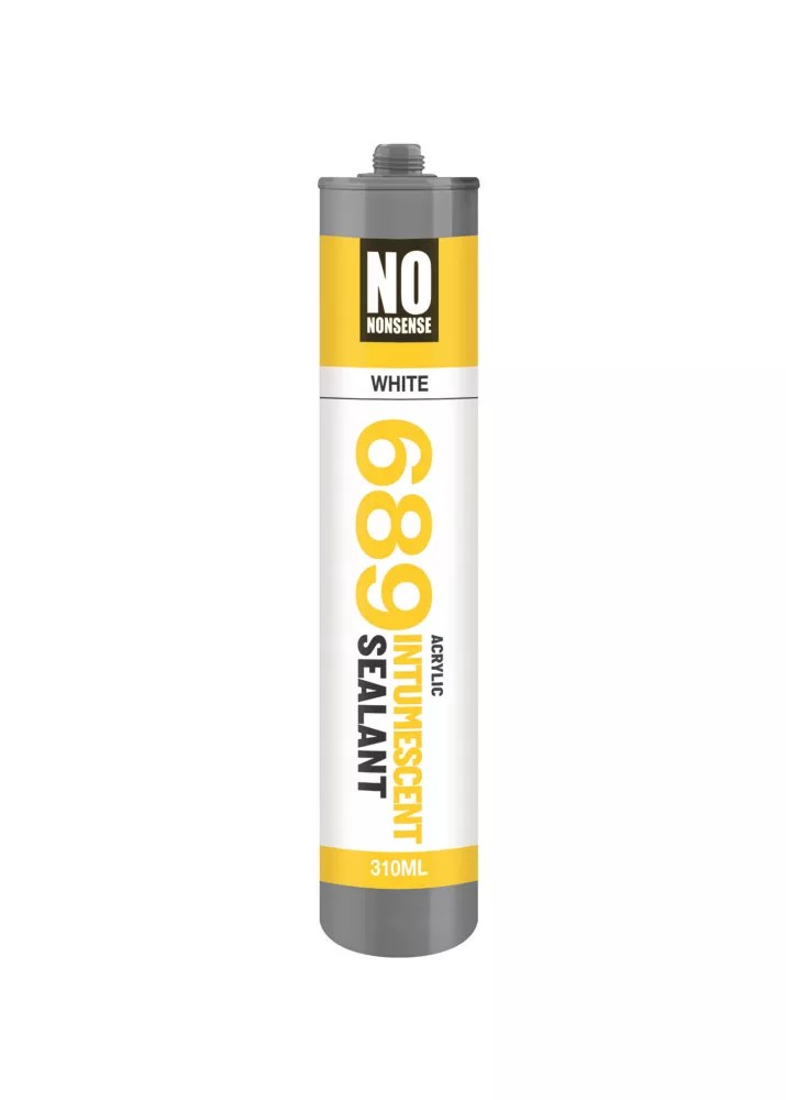 No Nonsense Intumescent Sealant White 310ml Screwfix