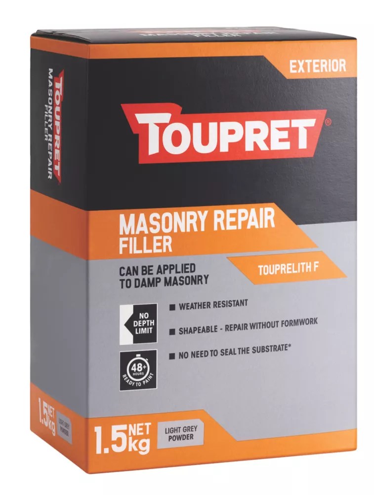 Toupret Masonry Repair Filler 1.5kg Screwfix