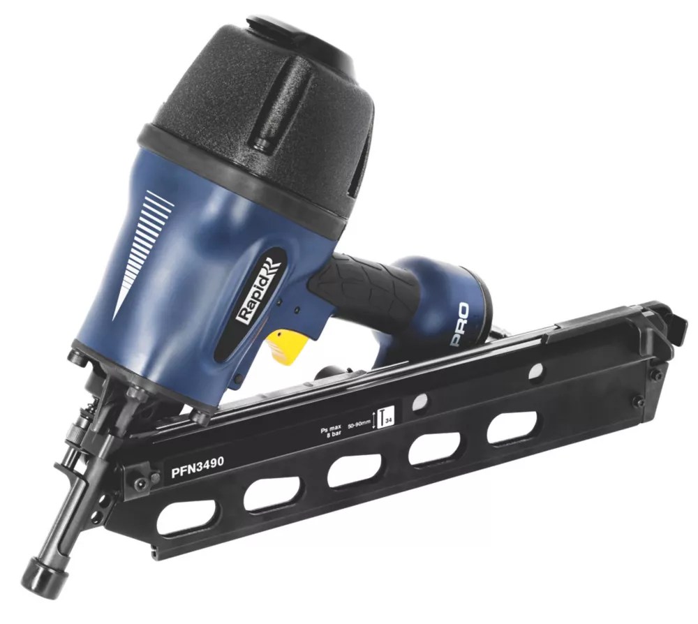 Rapid PFN3490 90mm First Fix Air Nail Gun Screwfix