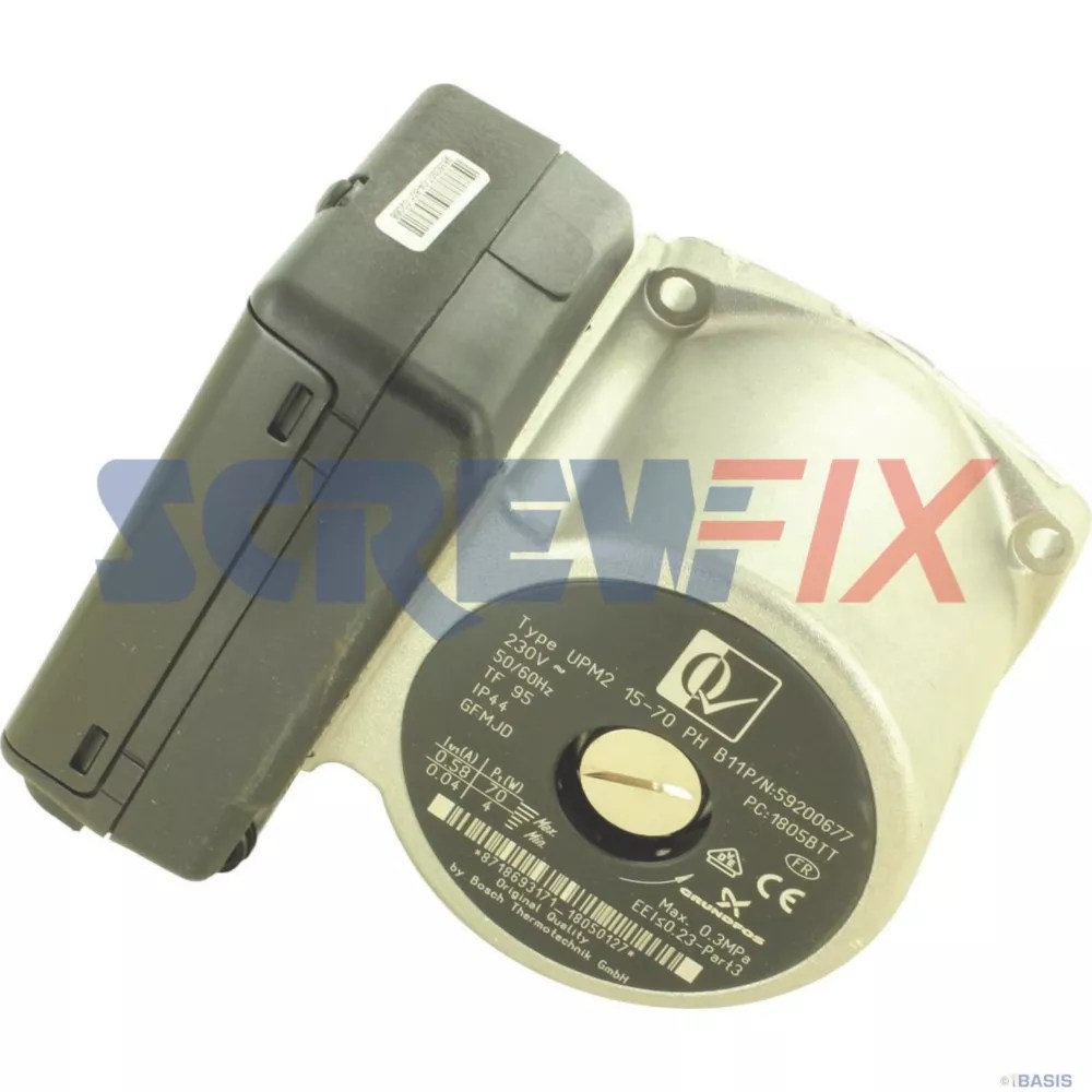 Worcester Bosch 8716117577 PUMP HEAD Screwfix