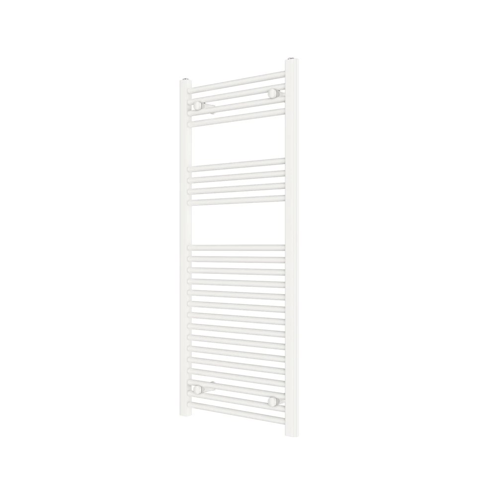 Flomasta 1200mm x 500mm 1815BTU White Flat Towel Radiator Screwfix