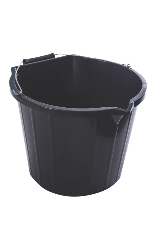 Plastic Pour & Scoop Buckets 14Ltr 3 Pack Screwfix