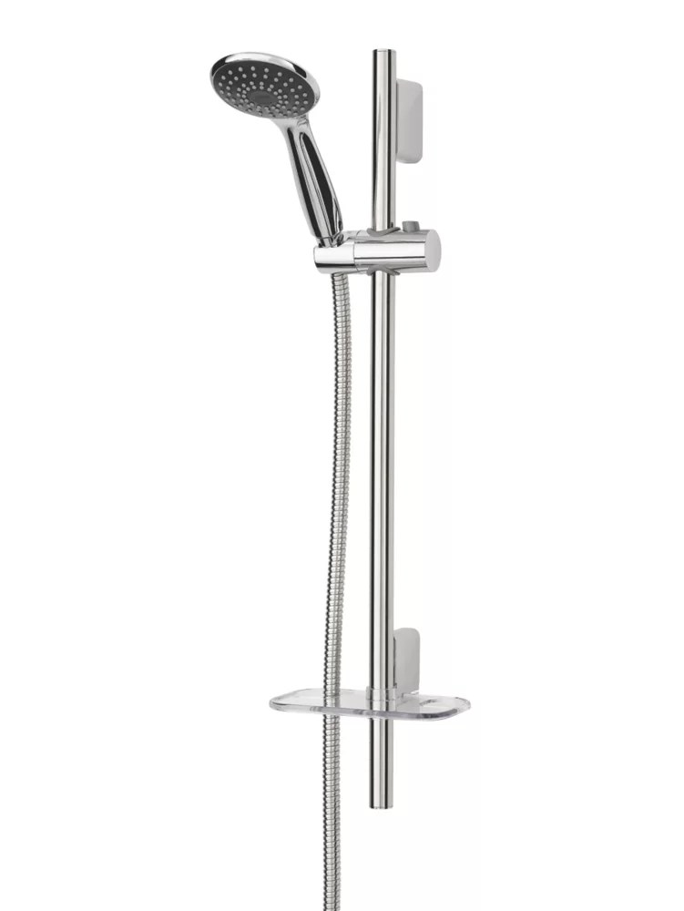 Triton Ellis Shower Kit Modern Design Chrome Screwfix