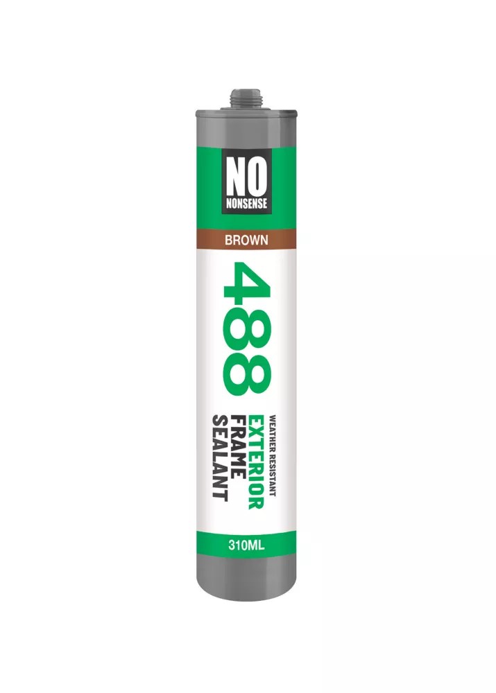 No Nonsense Exterior Frame Sealant Brown 310ml Screwfix