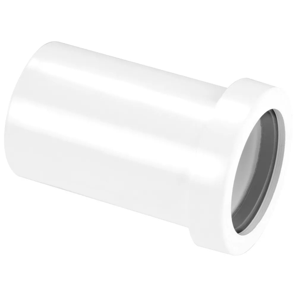 McAlpine Multifit Straight Connector White 32mm x 32mm Screwfix
