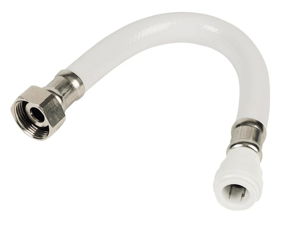 JG Speedfit Flex Tap Connectors 15mm x 1/2" x 300mm 2 Pack Screwfix