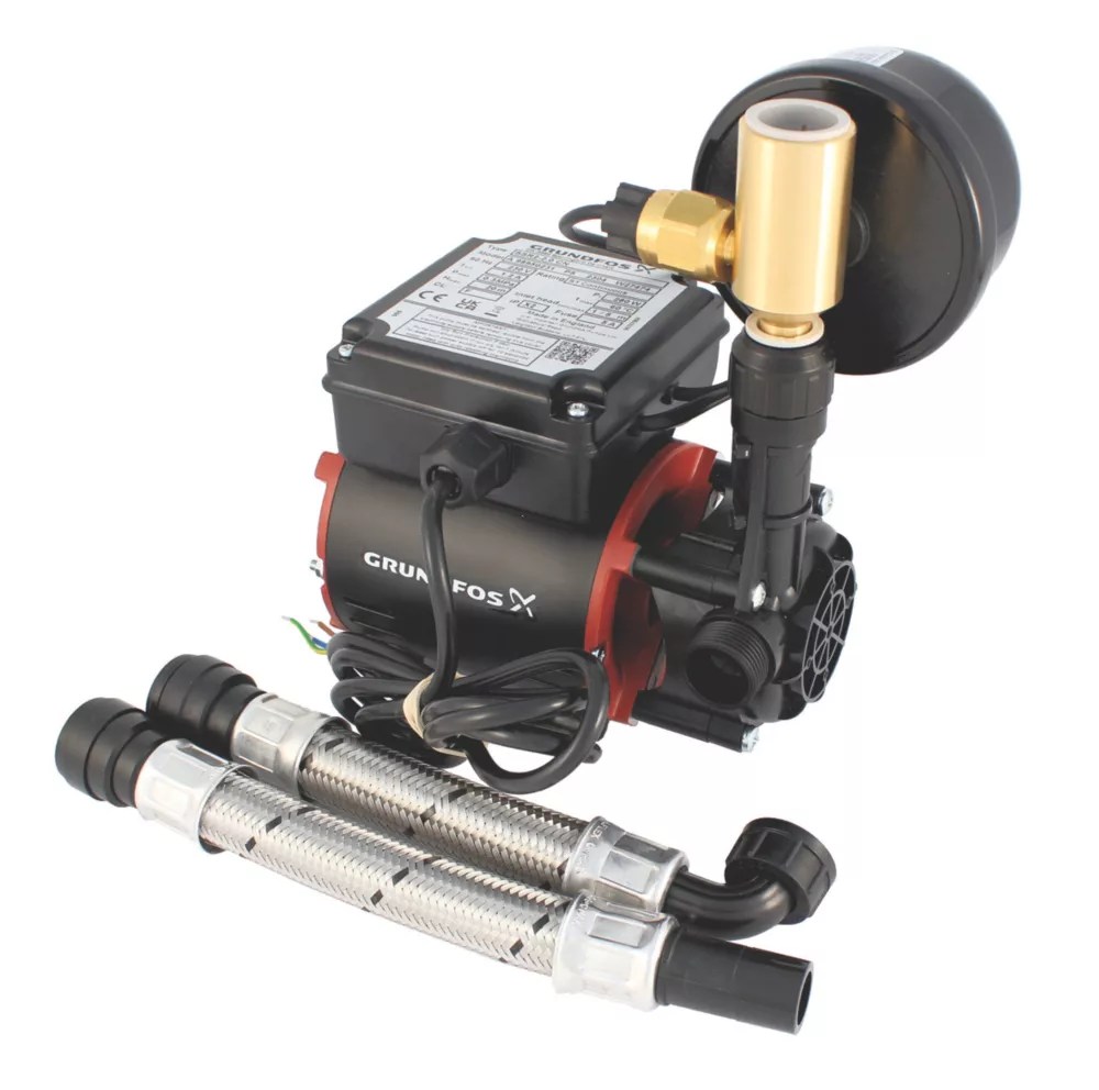 Grundfos SSR22.0 CN Regenerative Single Universal Shower Pump 2bar