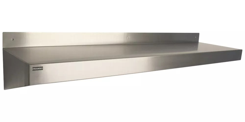 Stainless Steel Kitchen Wall Shelf 1200mm x 300mm x 220mm Screwfix