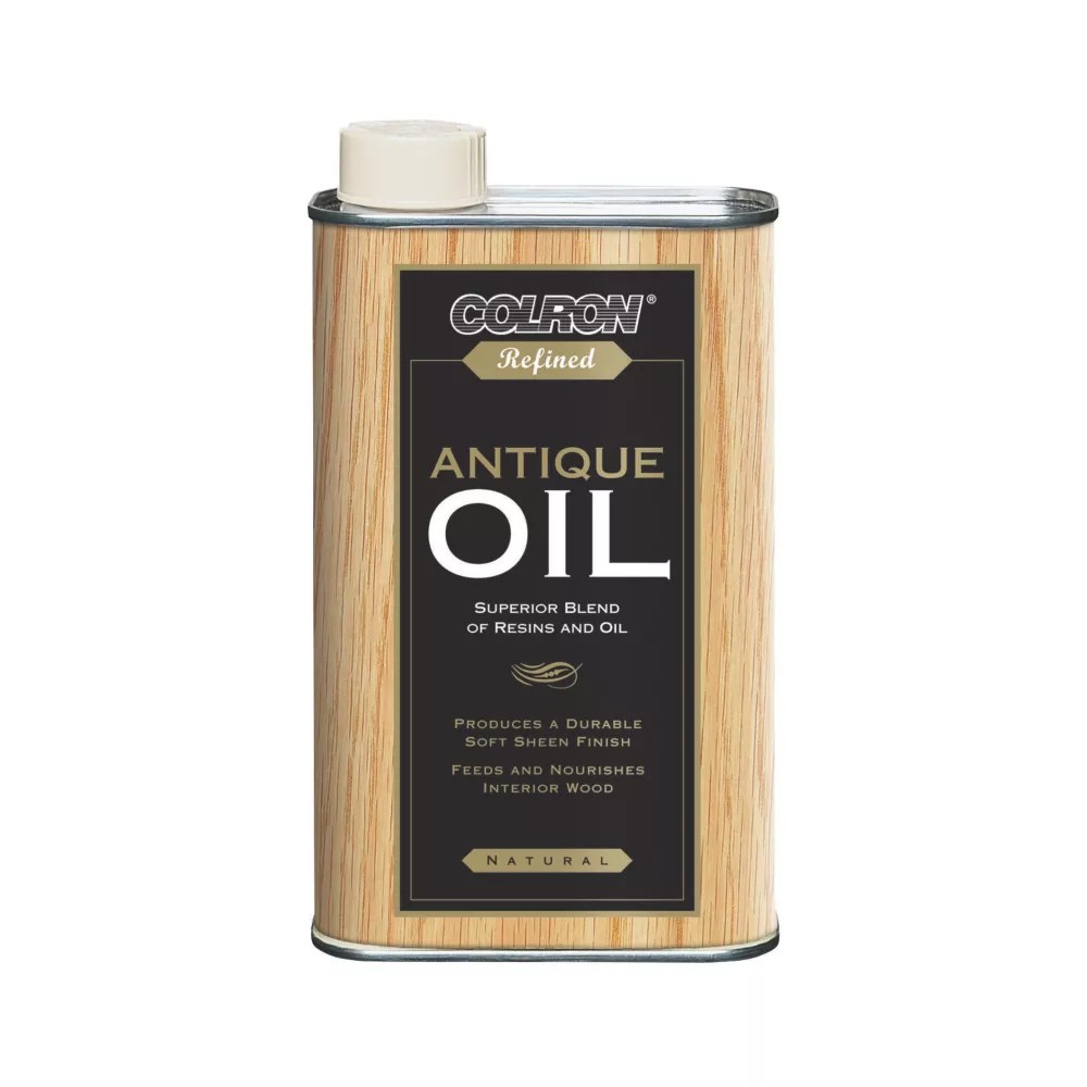 Colron 500ml Natural SolventBased Interior Wood Antique Oil Screwfix