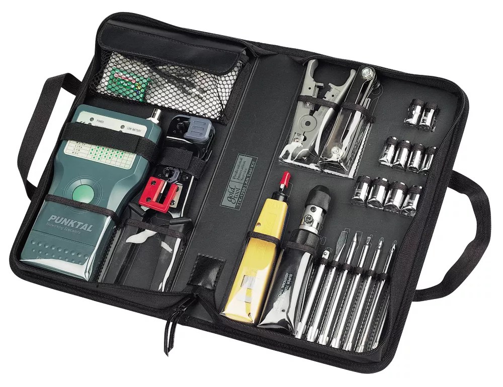 LAN Installation Tool Kit 55 Pieces Screwfix