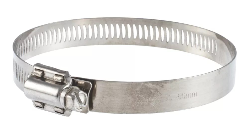 Tmex Stainless Steel Worm Drive Hose Clips 4080mm 10 Pack Screwfix