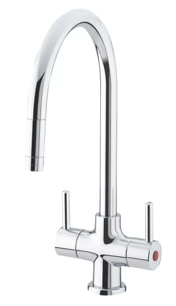 Bristan Beeline SinkMounted Mono Mixer Kitchen Tap Chrome Screwfix