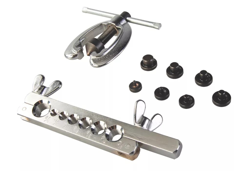 Silverline Pipe Flaring Kit 9 Pcs Screwfix
