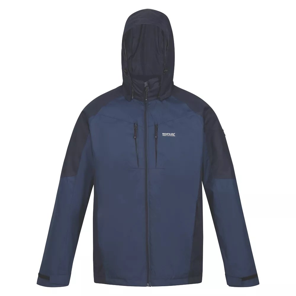 Regatta Winter Calderdale Waterproof Jacket Admiral / Navy XX Large 47" Chest Screwfix