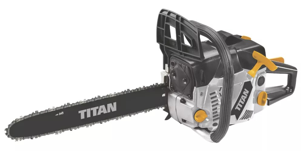 Titan 50cm 49cc Petrol Chainsaw Screwfix