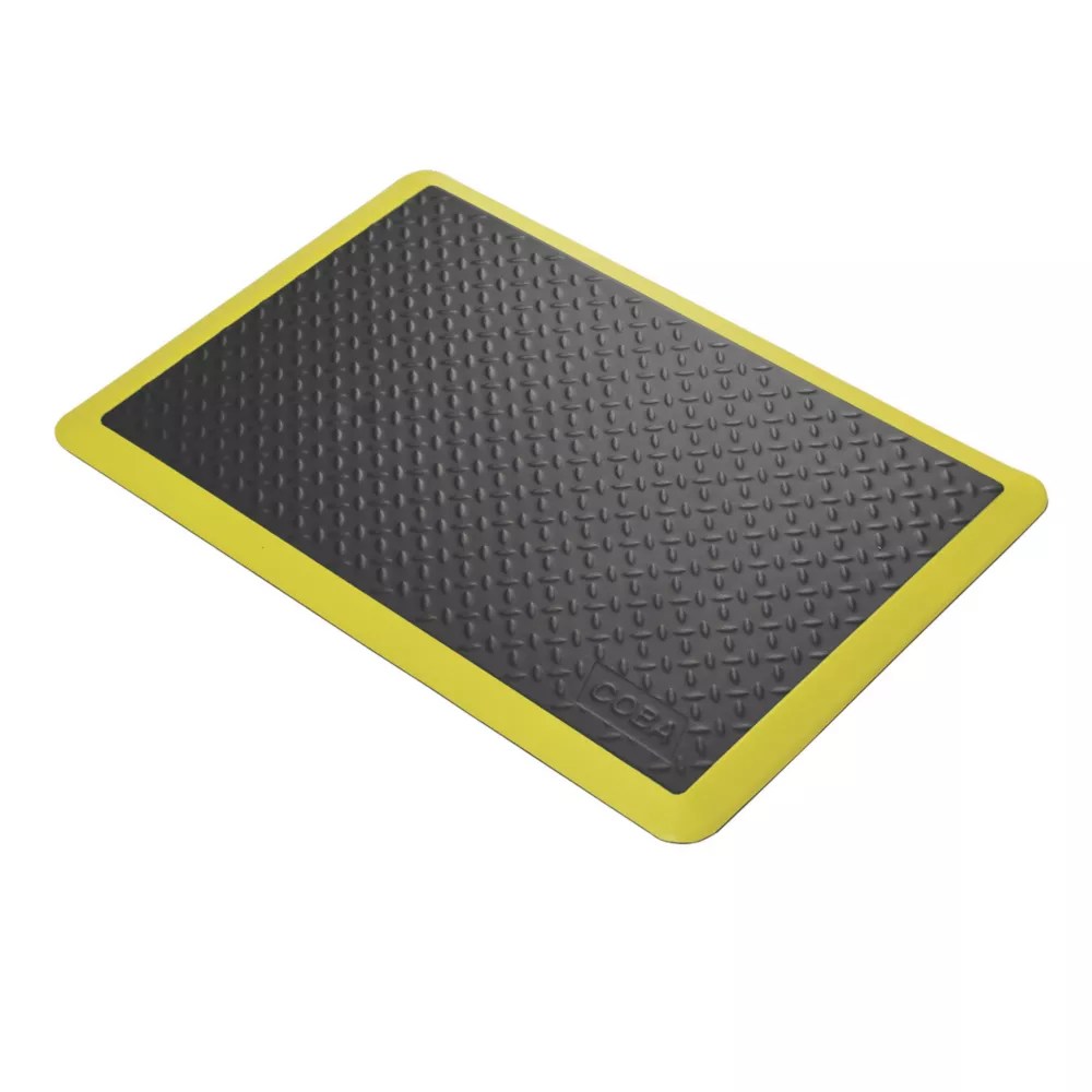 COBA COBAelite Diamond AntiFatigue Floor Mat Black 1.2m x 0.9m x 18mm