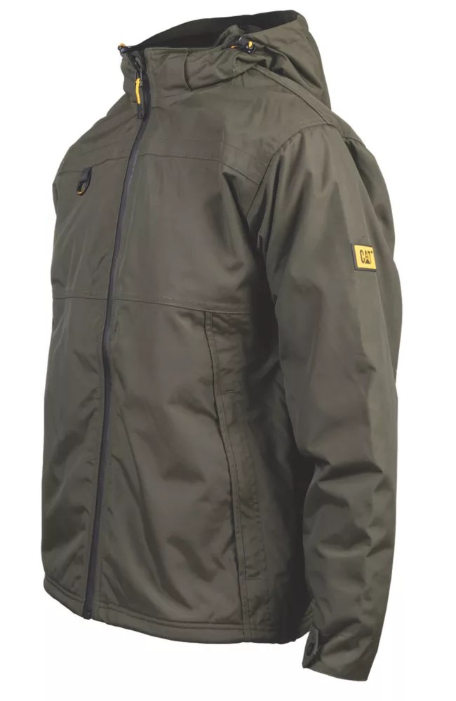 CAT Chinook Work Jacket Army Moss Small 3638" Chest Screwfix