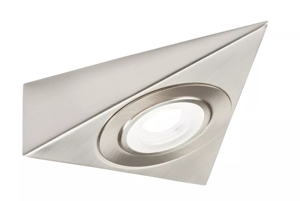 Knightsbridge TRIB Triangular LED Under Light Brushed Chrome 2W 135lm Screwfix