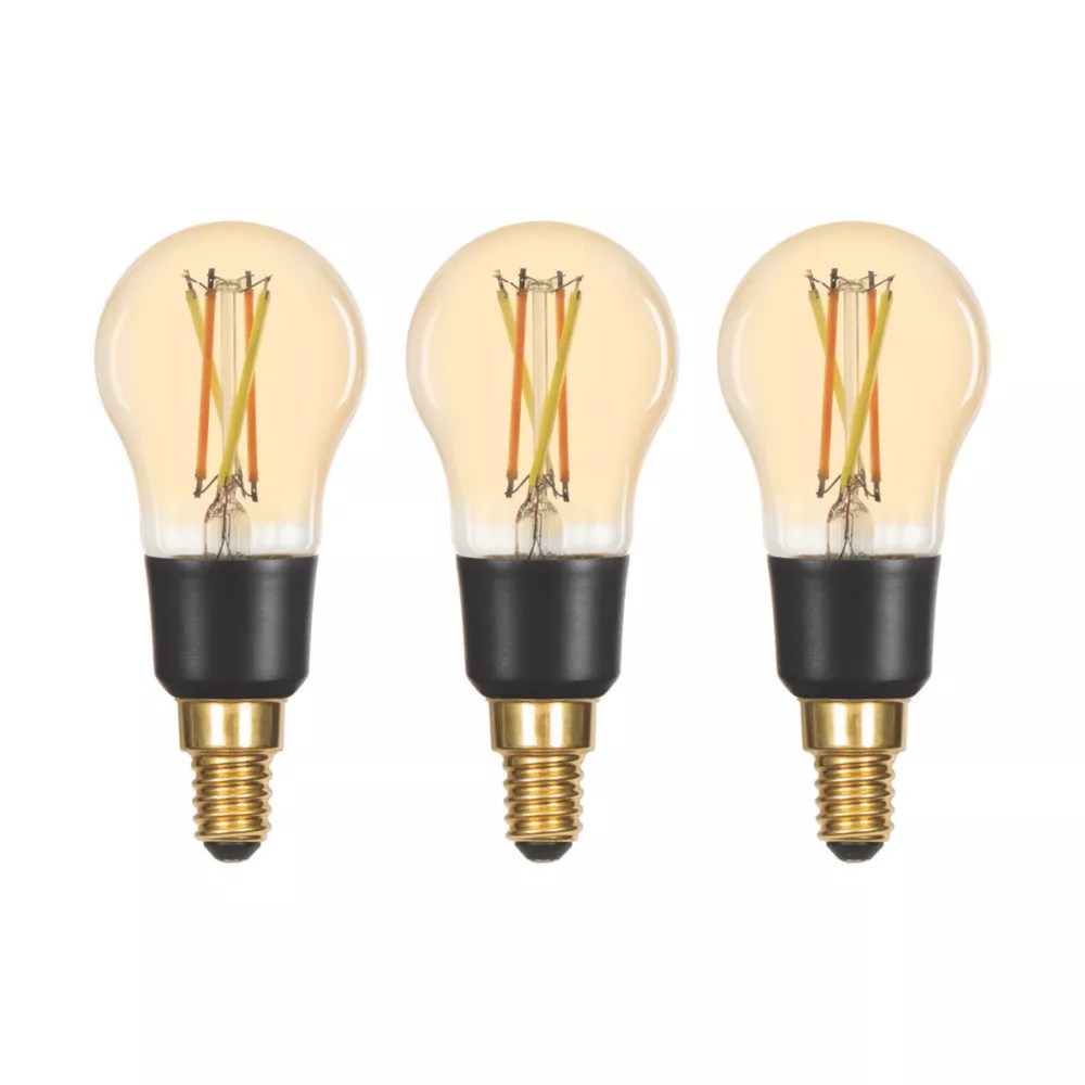 LAP E14 Mini Globe LED Virtual Filament Smart Light Bulb 4.2W 470lm 3