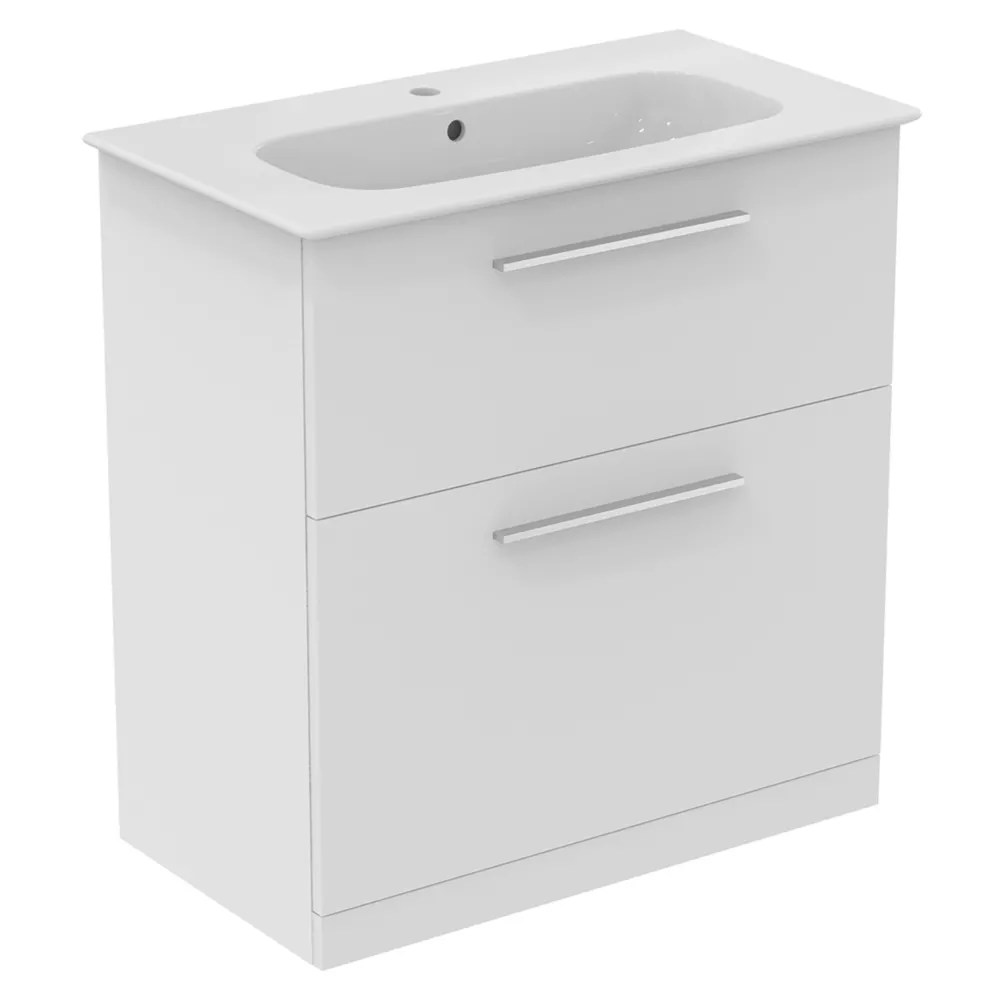 Ideal Standard i.life A Floorstanding Vanity Unit With Chrome Handles