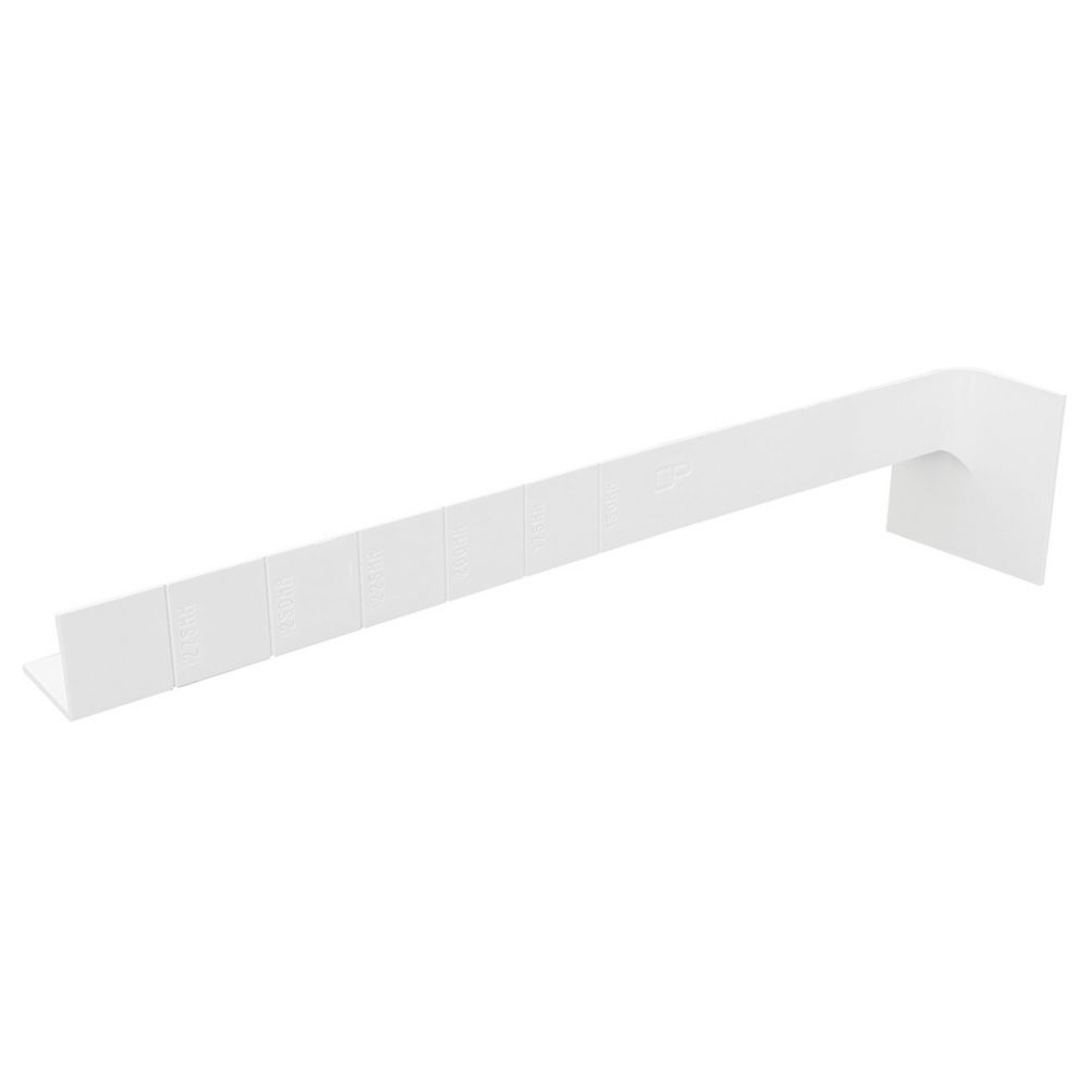 FloPlast Internal Corner Fascia Joints White 300mm x 42mm 2 Pack Screwfix