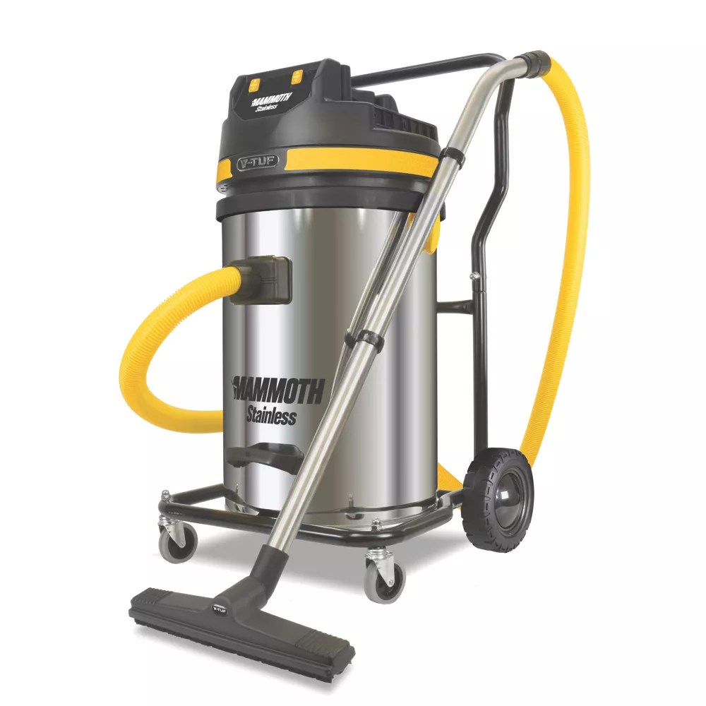 VTuf Mammoth240Stainless 3500W 80Ltr Wet & Dry Industrial Vacuum