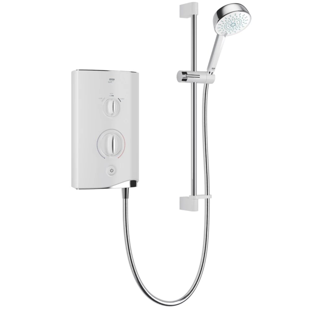 Mira Sport White / Chrome 9.8kW Electric Shower Screwfix