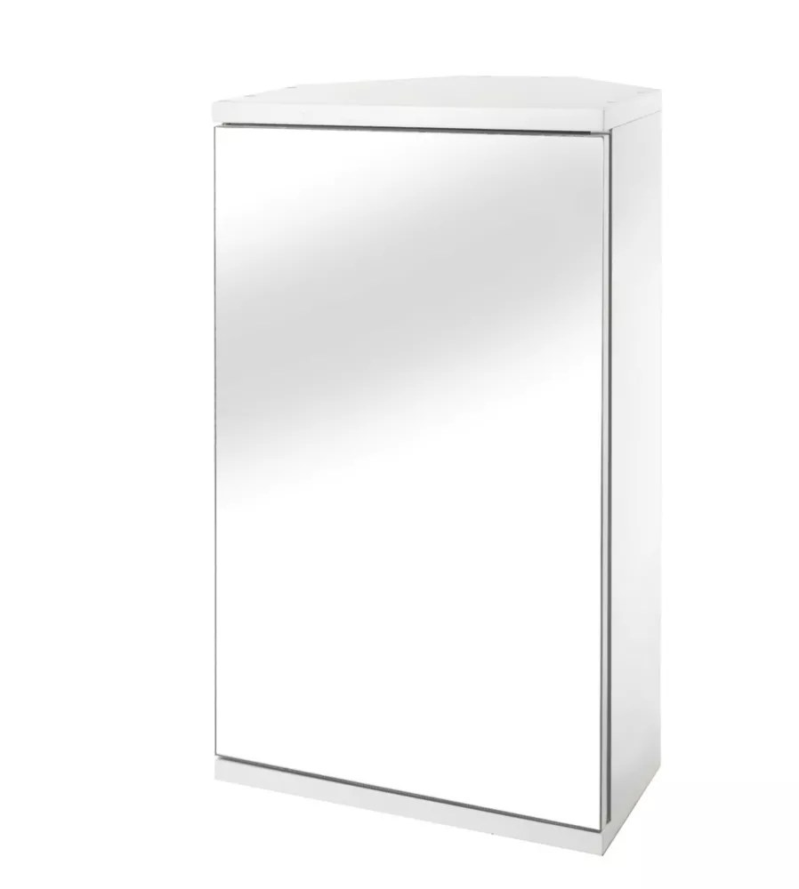 Croydex 1Door Bathroom Corner White 300mm x 240mm x 500mm