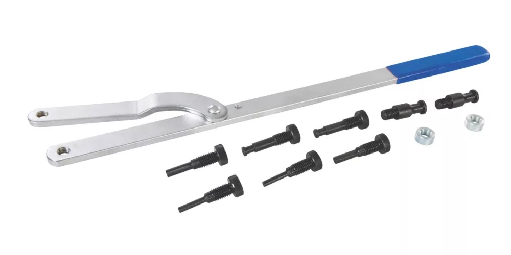 Silverline Universal Pulley Holder & Fan Clutch Set 11 Pieces Screwfix