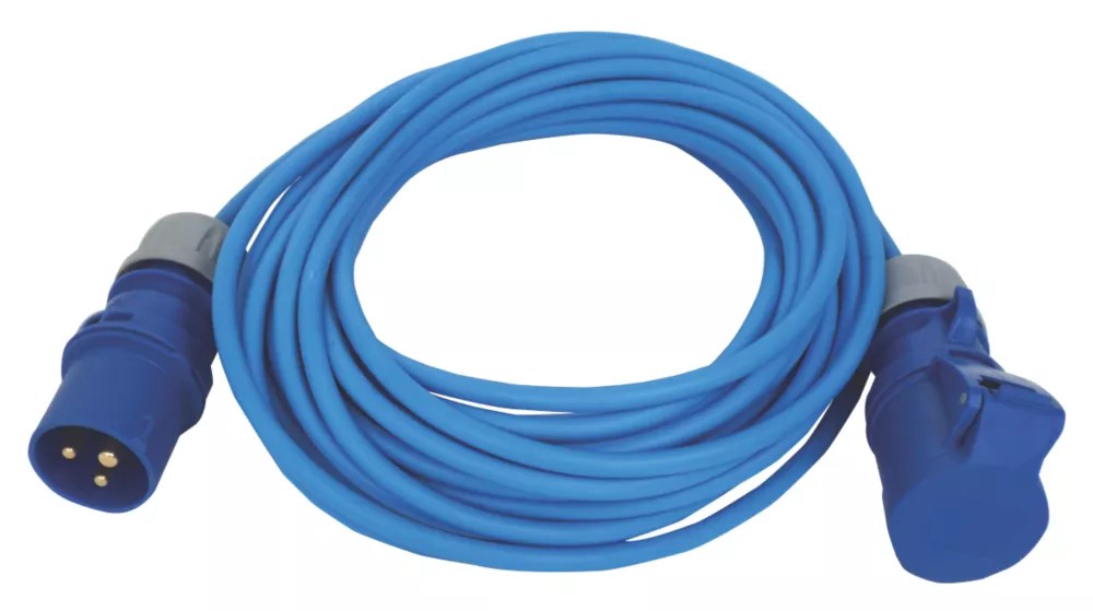 Carroll & Meynell Blue 230V Extension Lead 14m x 2.5mm² Screwfix