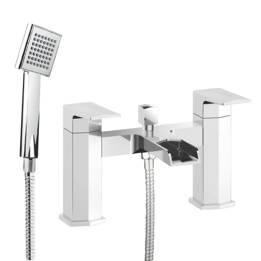 Bristan Elegance Waterfall DeckMounted Bath Shower Mixer Chrome Screwfix