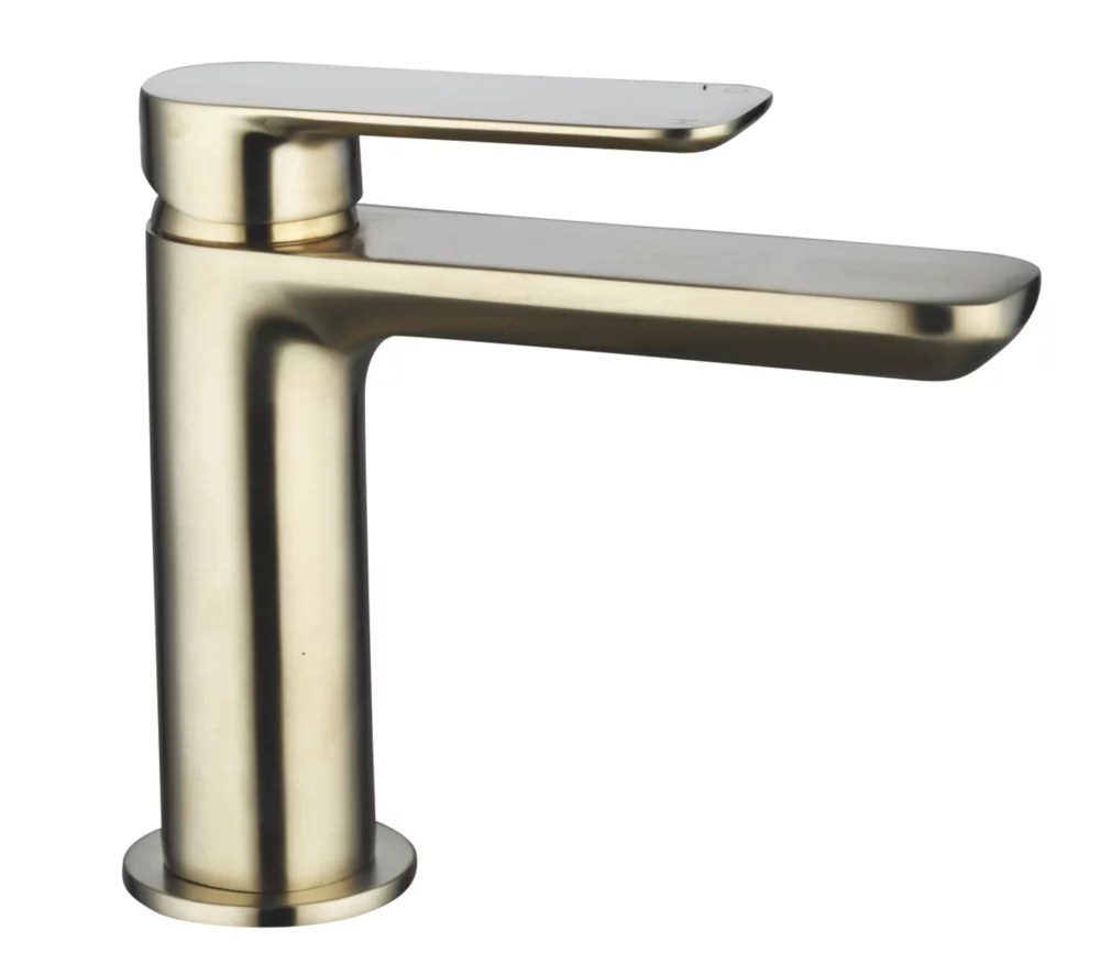 Highlife Bathrooms Rona Basin Mono Mixer Brushed Brass Screwfix