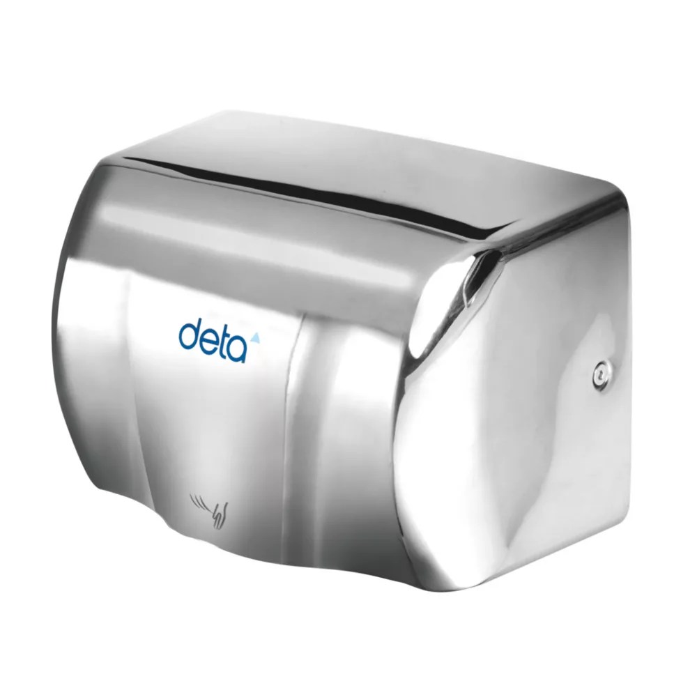 Deta Compact High Speed Hand Dryer Silver 1.0kW Screwfix