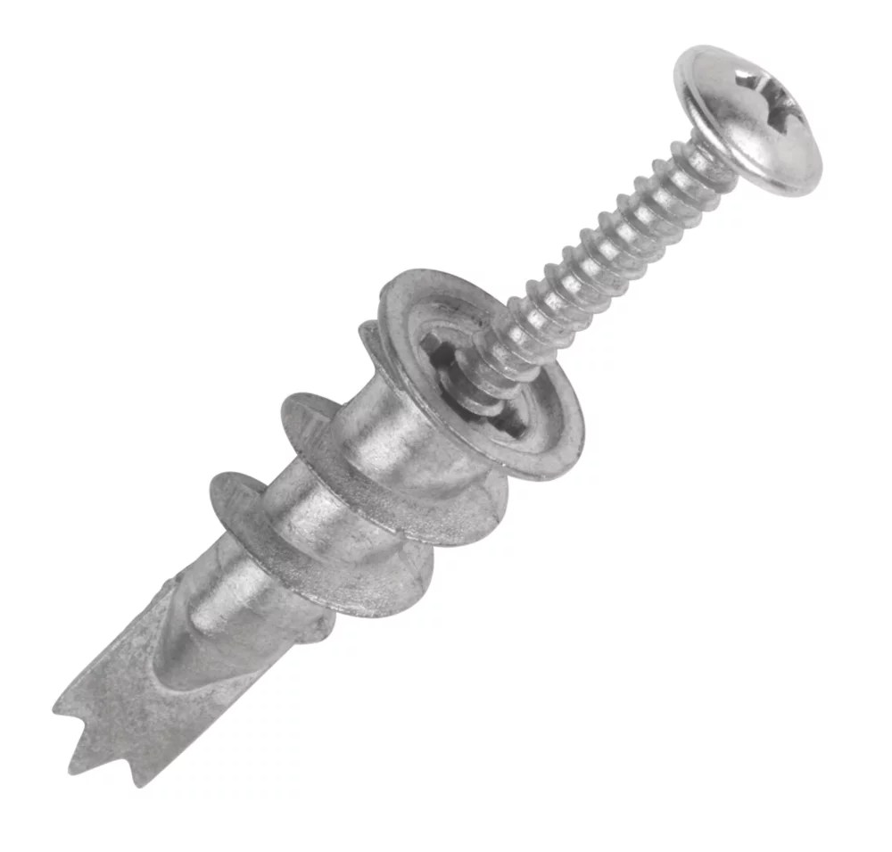 Easyfix SelfDrill Plasterboard Fixings Metal 32mm 250 Pack Screwfix