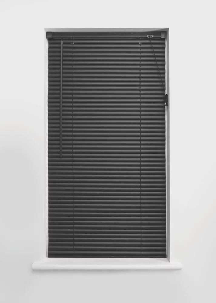 Universal PVC NonBlackout Blind Black 600mm x 1600mm Drop