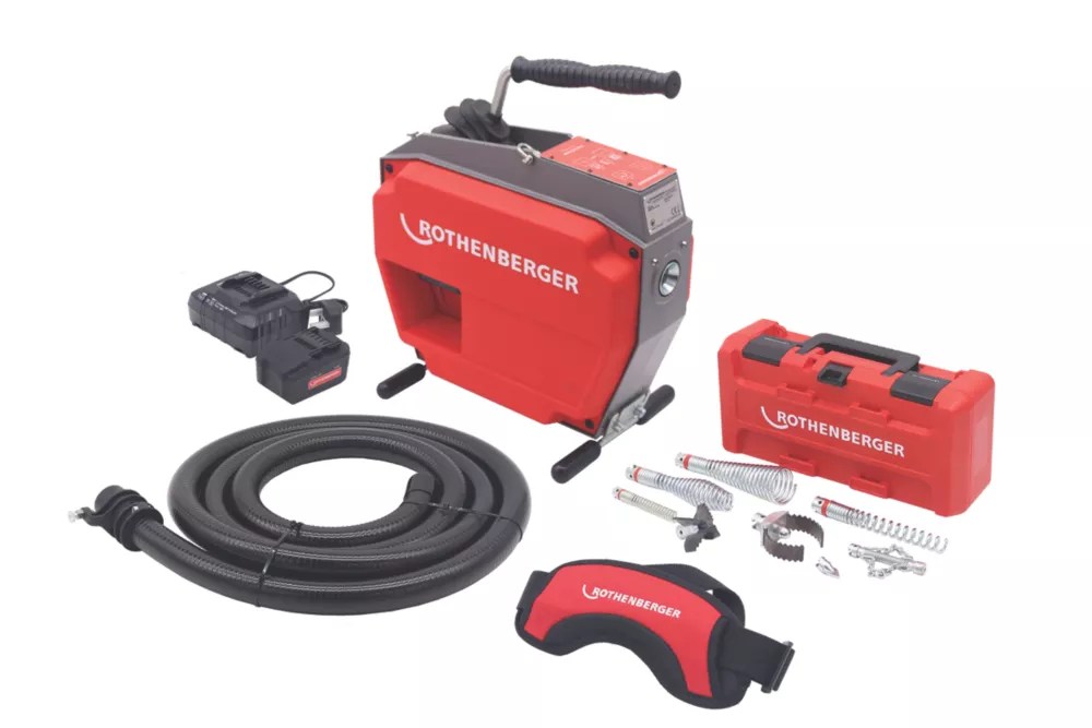 Rothenberger R600 VarioClean 18V 1 x 8.0Ah LiIon CAS 4.5m Brushless