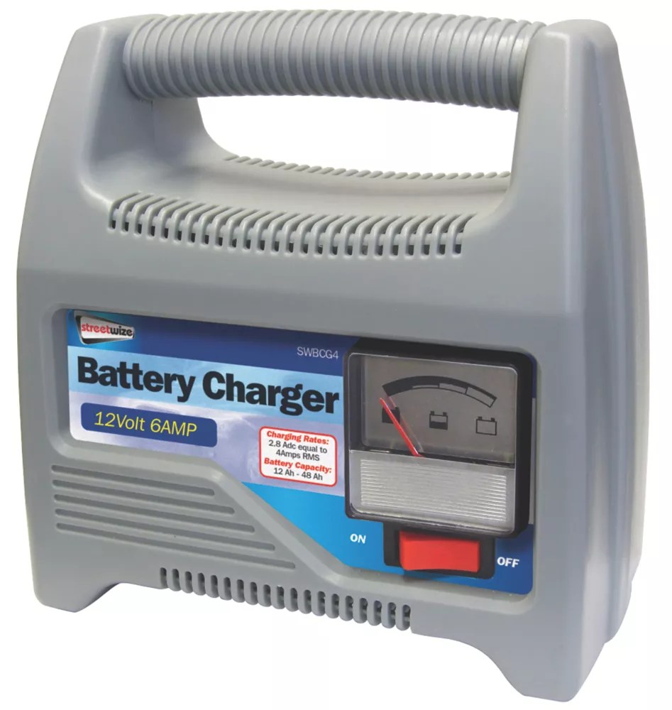 Streetwize SWBCG6 Battery Charger 12V Screwfix