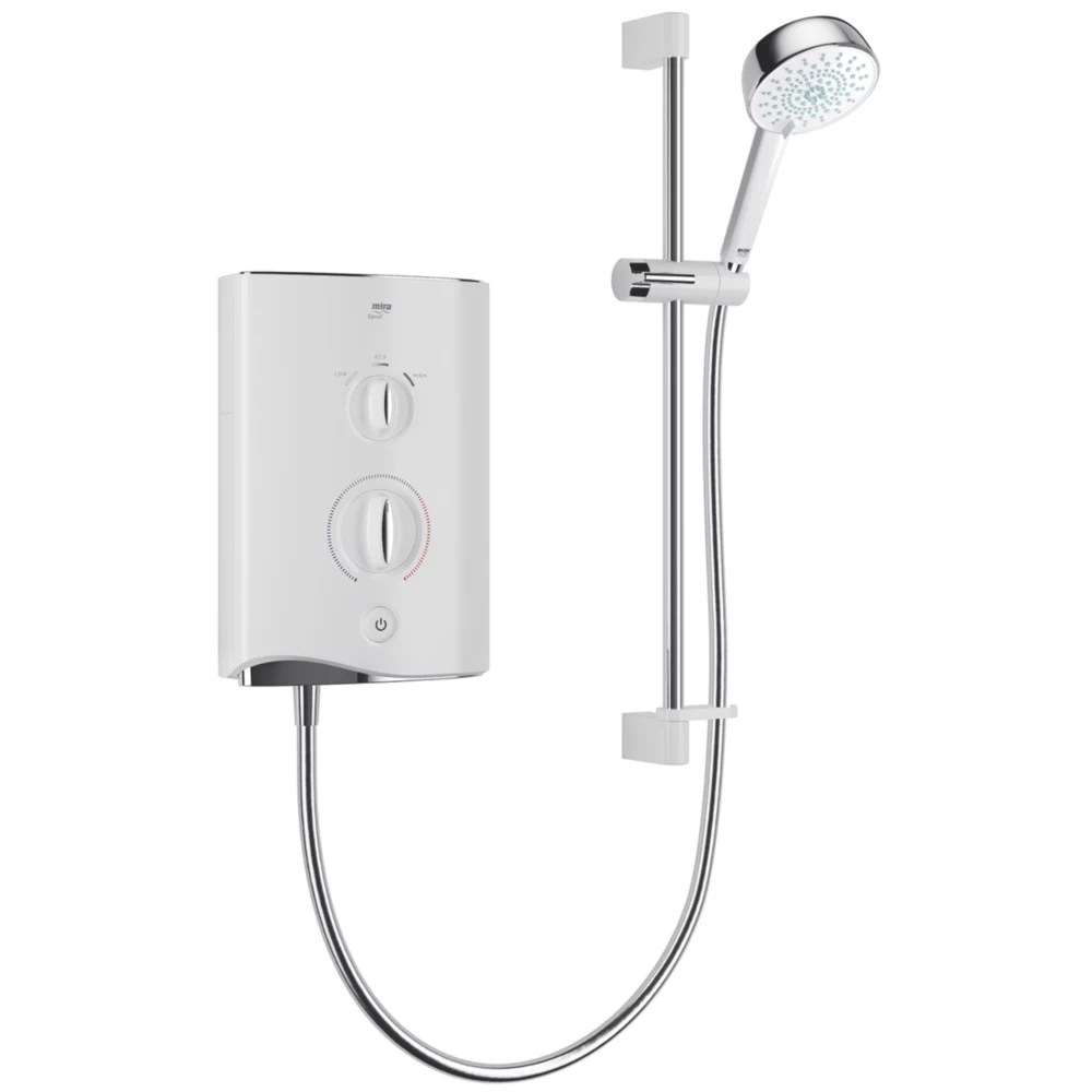 Mira Sport MTF White / Chrome 9kW Electric Shower Screwfix