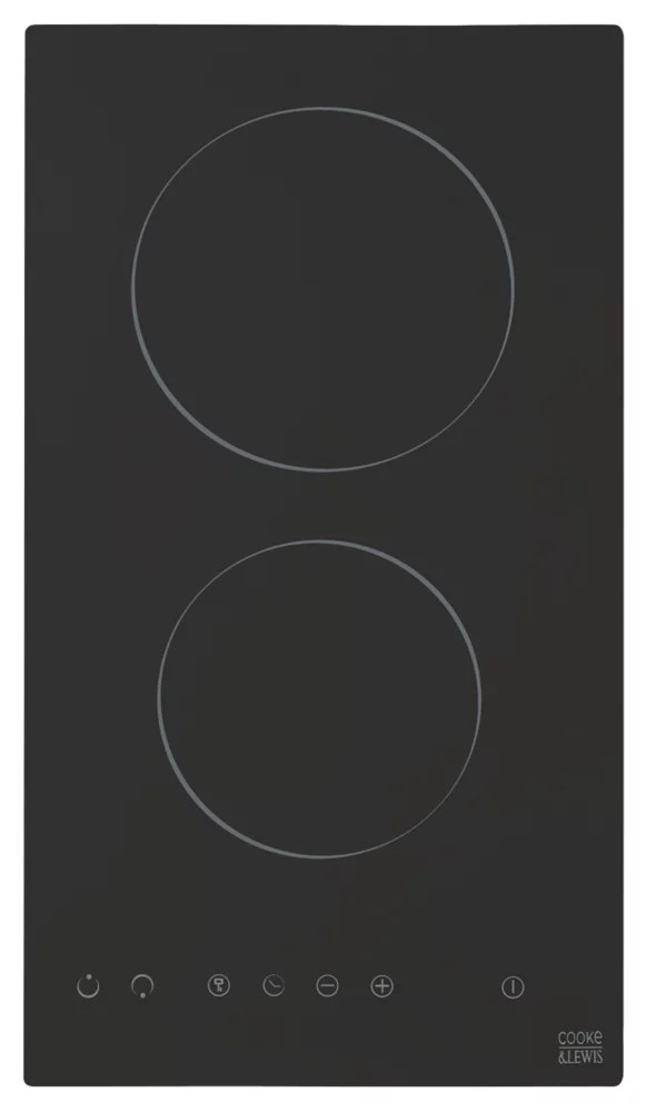 Cooke & Lewis Ceramic Hob Black 29cm Screwfix