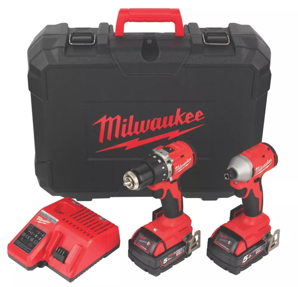 Milwaukee Next Generation M18BLCPP2A502C 18V 2 x 5.0Ah LiIon