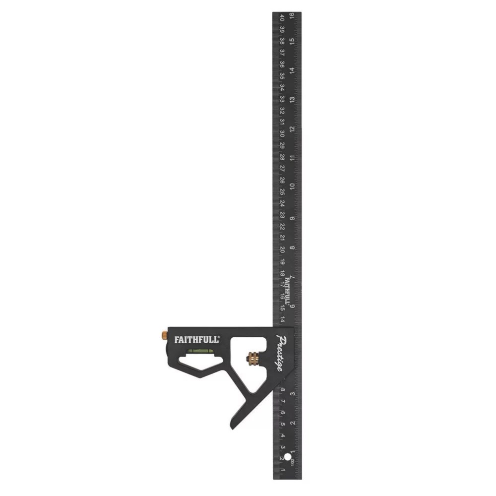 Faithfull Combination Square 16" (400mm) Screwfix