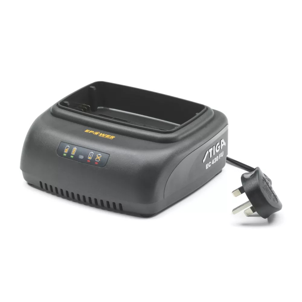 Stiga EC 430 FU 48V LiIon Fast Battery Charger Screwfix