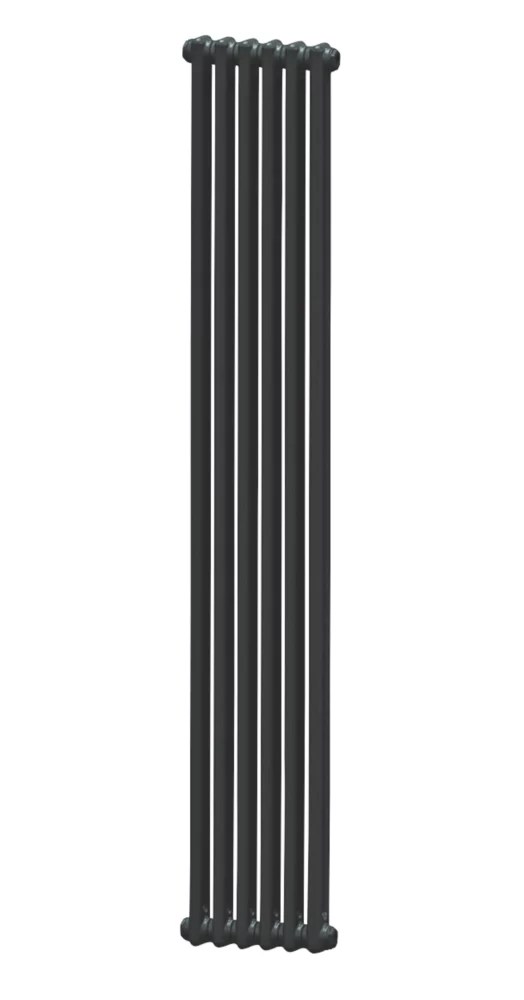 Acova 2000mm x 306mm 2825BTU Volcanic Vertical 2 Column Radiator Screwfix