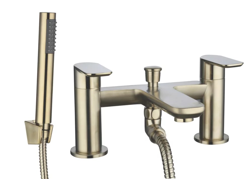 Highlife Bathrooms Rona DeckMounted Bath Shower Mixer & Handset