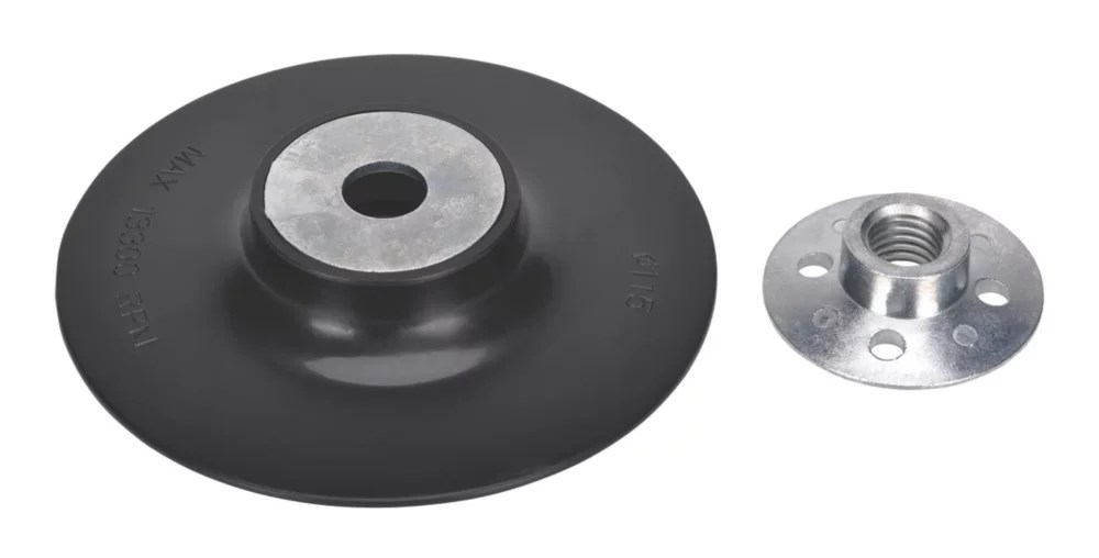 Titan Hard Version Grinder Sanding Plate Backing Pad 115mm Screwfix