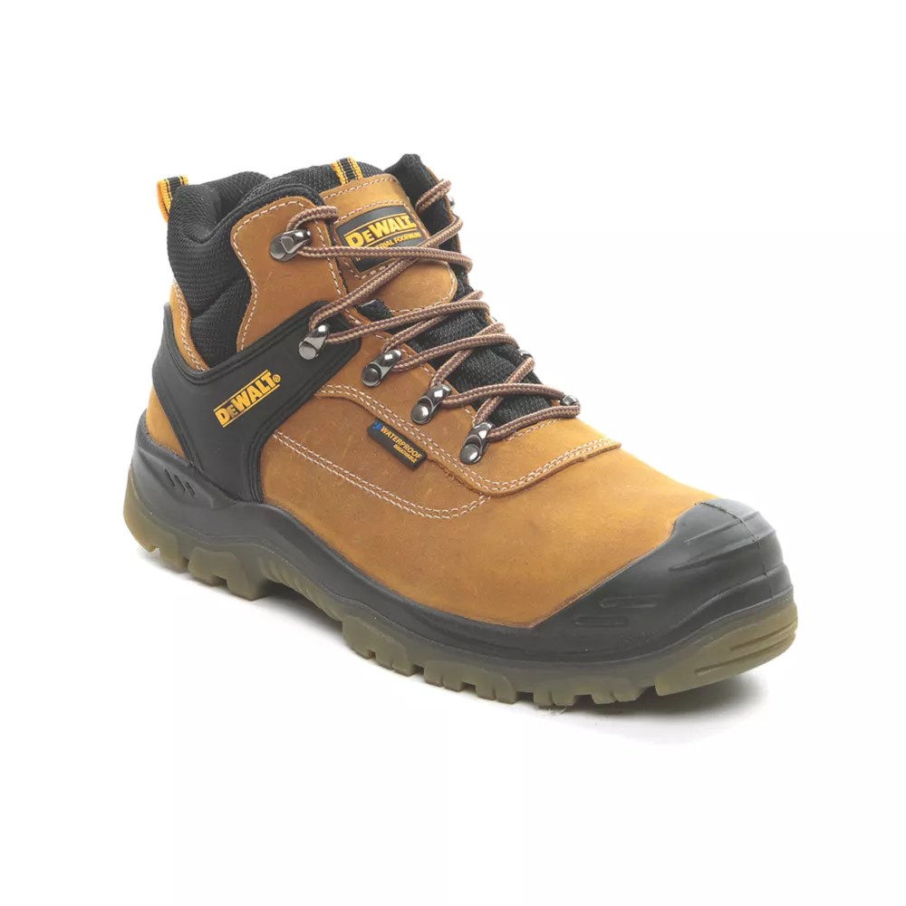 DeWalt Phoenix Safety Boots Tan Size 7 Screwfix