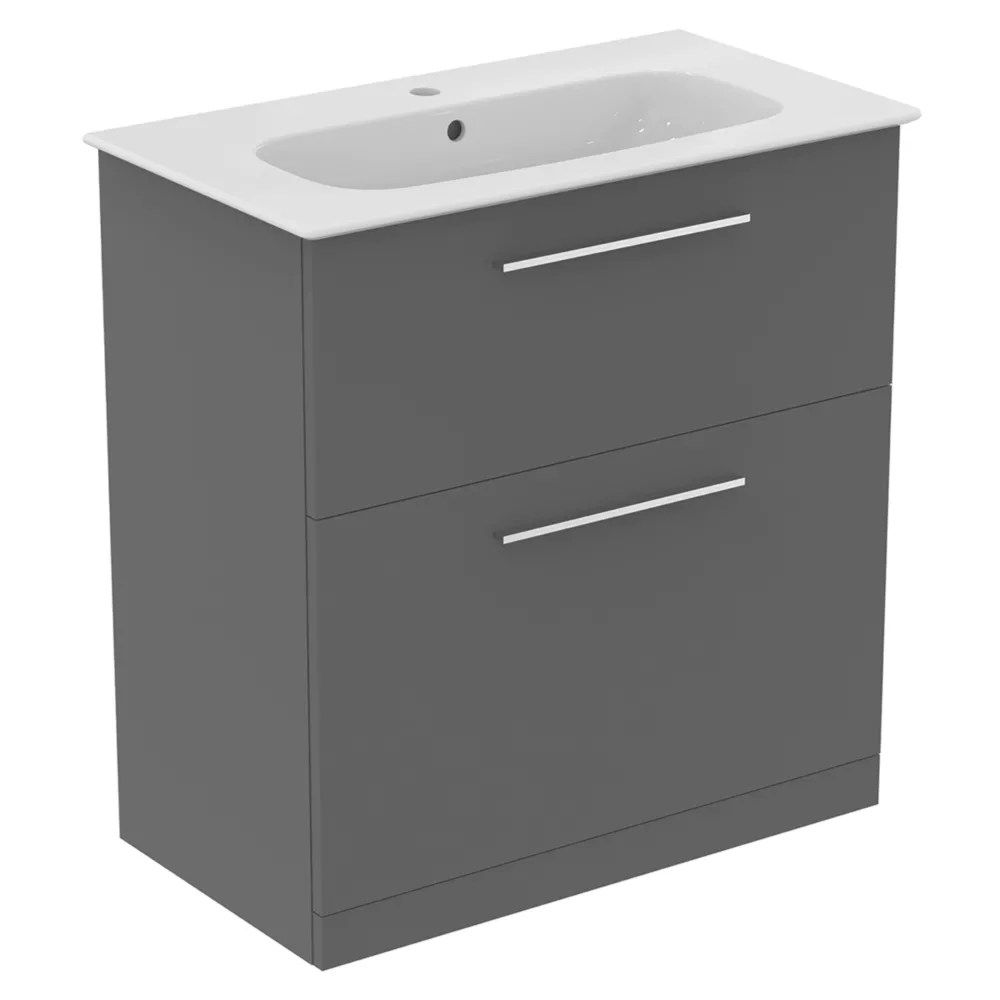 Ideal Standard i.life A Floorstanding Vanity Unit With Chrome Handles